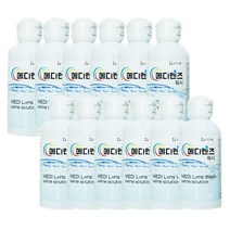 메디렌즈 식염수 60ml x 12병 렌즈세척액