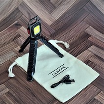 캠팸 키체인 랜턴 + 삼각대 + 면파우치 풀세트 티탄실버 몬스터 랜턴, 랜턴+삼각대+면파우치M1개세트