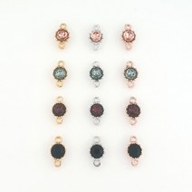 동대문153[DPC-0257]동대문 도매 악세사리 재료 부자재 글라스 큐빅 6mm 펜던트