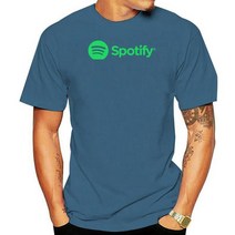 유니파잉Spotify스포티파이 티셔츠 음악 디저 타이달, 01 Men Azure blue_09 4XL