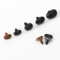 [펠트친구] 높은 타원 인형코 인형눈(8개)[1451], 24mm