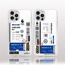 와우박스 주문제작 프리미어리그 첼시 축구 티켓 입장권 젤리 폰케이스