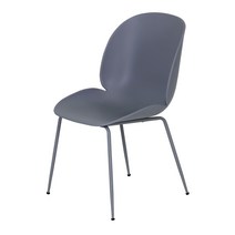 THEJOA 튤립체어 1+1 카페 플라스틱 디자인 인테리어 사출 예쁜 파스텔톤 구비 비틀 의자, 튤립체어-그레이 1+1