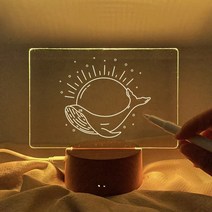 호미호비 DIY 아크릴 무드등 만들기, 프리미엄+마카+도안북