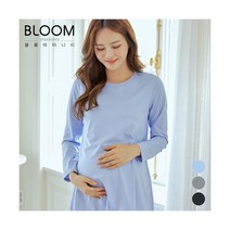 블룸마터니티 블룸 슬림 긴팔 임산부 요가 티셔츠