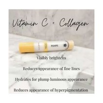 누스킨 영양제 비타민 C 펌프 + 콜라겐 브랜드 새로운 밀봉 글로우