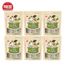 해표 야채 다시팩 150g (유통기한 23년3월21일), 6개