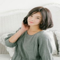 황후모 CM-104M 반수제 인모 전체가발, 단품