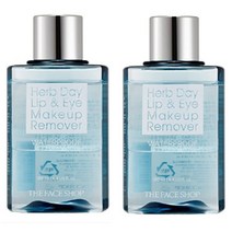 더페이스샵 허브데이 립앤아이 리무버 2개세트 (130ml+130ml)