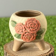 수제화분 다육이화분 꼬미3, 베이지