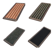 옥 매트 옥돌 전기 온열 패드 매트 건강 난방 게르마늄 장판 침대용 황토볼 부모님선물, A,70x190