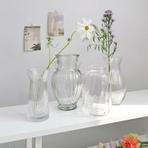 크리스탈 유리화병 4종, 타입 01. 플레어S(자갈X)