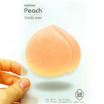 피치 스티키 노트 복숭아 메모잇 과일 점착 메모지CS0032, 상세페이지 참조