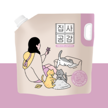 [초극세입자] 집사공감 허브 향기 6.35kg 고양이 모래, 3봉(18%할인)