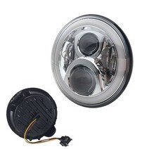 혼다 용 CB400 호넷 VTEC 오토바이 액세서리 하이/로우 빔이있는 7 인치 led 헤드 라이트., 02 1PCS  CHROME
