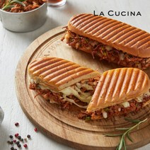 라쿠치나 파니니 샌드위치 5종 골라담기 1분이면 OK! 토스트 샌드위치 아이들간식, 04_바베큐 풀드포크 125g 1개