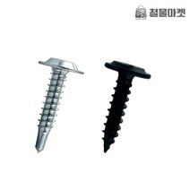 피스 스틸하우스 직결 외날 피스 와샤머리 흑색 봉단위 나사 못, 01_스틸하우스용 직결 피스, #8X19 (1봉-1000개)