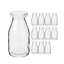 유리우유병 180ml, 9개