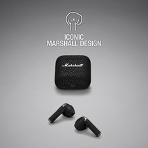 고음질 Marshall-Minor III 진정한 무선 이어버드 TWS 마이크 포함 딥베이스 블루투스 헤드폰 헤드셋 이어폰, [01] Marshall Minor III