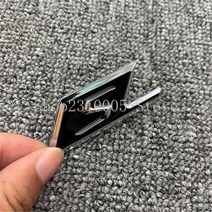 마크 로고 호환 엠블럼 메르세데스 벤츠용 짧은 S 배지 엠블럼 자동차 스타일링 트렁크 수리 스티커 크롬 광택 블랙 레드 벤츠 AMG 삼성 A35 A45 CLA45 C43 에, chrome x black