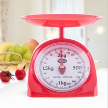 주방저울 정밀기계식 조리용품 제빵용 요리 주부필수품 휴대용 계량, 주방저울1kg-연두, 상세페이지 참조7