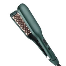 olumizing 헤어 아이언 스트레이트 너 지 볼륨 크림 퍼 웨이브 옥수수 브러쉬 뷰티 스타일링 도구, 01 green