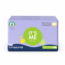 잇츠미 슬림 유기농 생리대 슈퍼롱 6P, 오버나이트/슈퍼플러스, 6개입, 1팩