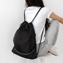 당일배송 나일론 스트링 메쉬 백팩 ba-60435c