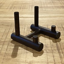 보이차 거치대 전시대 진열 접시 그림 거치 나무소재 다기