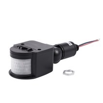 LED 조명 블랙 옥외 12V DC 자동 적외선 PIR 모션 센서 스위치, 보여진 바와 같이, 하나