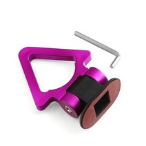 견인고리 렉스턴견인고리 렉스턴스포츠견인고리 모하비견인고리 자동차 스타일링 트레일러 후크 스티커 장식 후면 전면 시뮬레이션 레이싱 링 차량 견인, Purple B, 1개