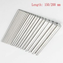 믿을만한 알루미늄 AL 6061 라운드 바 산업 또는 diy 강한 경도 막대 금형 CNC 금속 재료 프레임, [15] 120x50mm