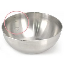MM 밀가루계량 소스계량 물계량 눈금계량 표시 믹싱볼 1개