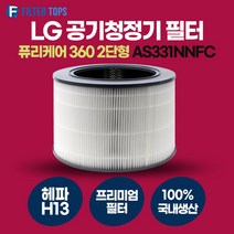 LG 퓨리케어 360 AS331NNFC 필터 호환 프리미엄형 국내생산 H13등급