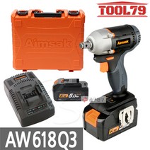 임팩렌치 아임삭임팩렌치 아임삭 임팩트렌치 AW618Q3 _ 18V 5점0Ah, 본상품선택
