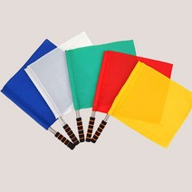 컬러깃발 청기백기 체육대회 응원 신호기 게임깃발 선 무지깃발 운동회깃발 결승, 옐로우