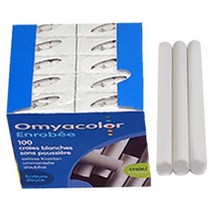 (OMYA)백색 탄산 분필/1통100개