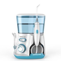 WATERPULSE V300 IRRIGATOR 구강 치과 전기 물 치실 워터 제트 청소 치아 FLOSSER 5 팁 스파, Green|미국