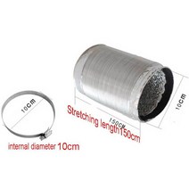 환풍기 25-40W 220V 5.3-8.7 인치 배기 팬 벽걸이 홈 욕실 주방 공기 환기, Silver