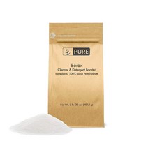 Pure Organic Ingredients Borax Cleaner & Detergent Booster 퓨어오가닉인그리디언트 보락스 클리너 디터전트 부스터 32oz(907.2g), 1개