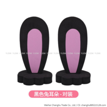 레이 꾸미기 고양이 귀 튜닝 태엽 장식품 악마뿔 데칼 스티커 스파크 모닝 경차 튜닝, 블랙토끼귀