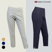 마운틴가이드 여름 등산복 단체 작업 스판 골프 여성 리본 7부 밴딩바지 PGW-PB2201-02