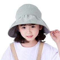 어린이 파스텔 양면 프라햇_아동썬캡 어린이캠핑모자