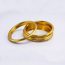 원형 덕트 디퓨져 라인디퓨저 가정용 아파트환기구 디퓨샤 센터 콘솔 에어컨 콘센트 내부 및 외부 링 프레임 커버 트림 아우디 A3 S3 Q2L 2013-2019 에어 벤트 서클 데칼, [09] Outer Ring Gold