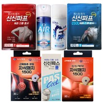 신신제약 신신파스 쿨 핫 에어파스 동전자석패치모음전, 신신파스 롤온 60g 5개 단품, 단품