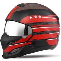 쇼에이 헬멧 풀페이스 시스템 오픈페이스 클래식 agv Capacete-오토바이 풀 페이스 헬멧 로코모티브 하프, 15 A15