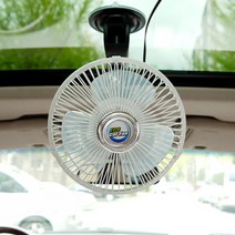 ECO 유리흡착식 150mm 차량용선풍기 INR-106 12V 전용
