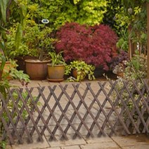 폴딩휀스 우드휀스 펜스 조경용품 가드닝소품 래티스 40x20cm, 단일옵션