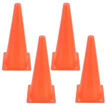 라바콘 도로 장애물 교통 스포츠 운전 훈련 Ldpe 용품 축구 안전 콘 주차 4 개, 한개옵션0