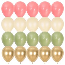 라운드풍선 31색상 20P /생일파티 브라이덜샤워 베이비샤워 돌잔치 환갑 퇴직, 세이지로즈
